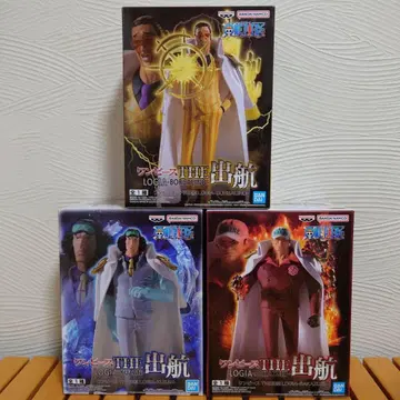 원피스 THE 출항 사카즈키 키자루 아오키지 피규어 3종 세트