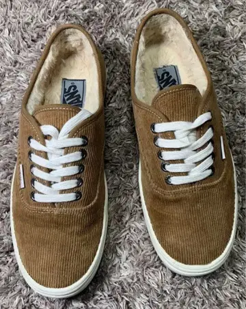 VANS 코듀로이 브라운 스니커즈