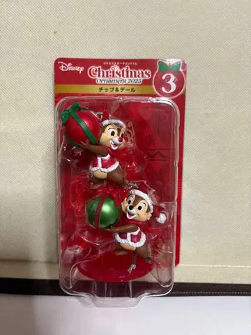 Disney 크리스마스 오너먼트 2025 칩과 데일