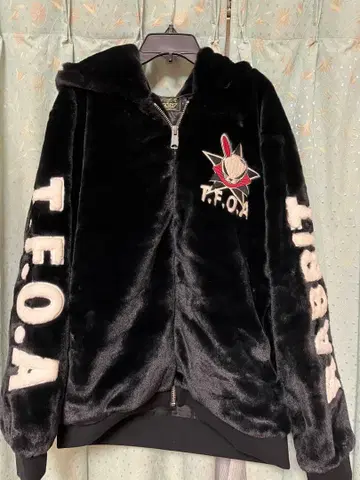 WORST 크로우즈 콜라보 플리스 자켓 L 블랙