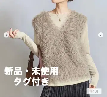 BEAUTY&YOUTH 페더얀 라메 니트 베스트