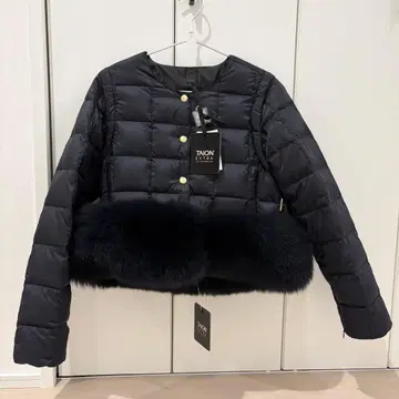 TAION EXTRA 타이온 타이온 엑스트라 다운 밑단 퍼 포함 M