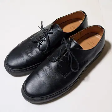 TOSS 외날개 가죽 스니커즈 Bath 바스 블랙 일본제 10