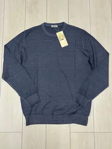 badialli 그레이 울 크루넥 스웨터/니트