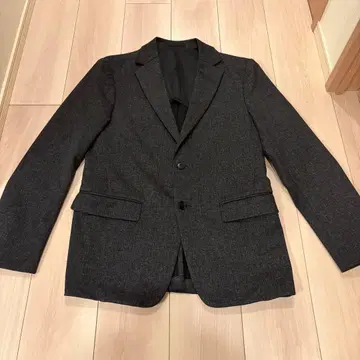 띠어리 블랙 멜란지 자켓 팬츠 셋업