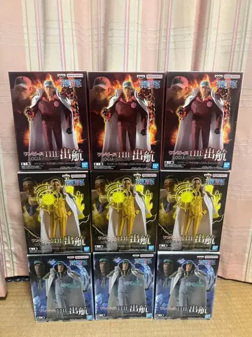 원피스 THE 출항 해군 삼대장 피규어 세트