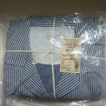 [ 미개봉 새상품 ] 무인양품 남성용 파자마 L 사이즈 스트라이프