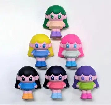 모뇨걸 소프트 비닐 마스코트 전 6종