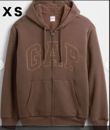 GAP 보아 안감 후드티 XS 브라운 gap