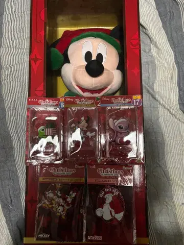 미키마우스 크리스마스 세트 디즈니 해피 복권 라스트 원