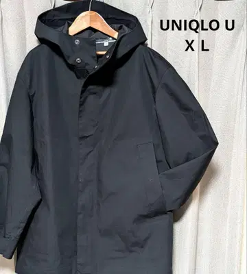 UNIQLO U 후드 부착 블록 테크 후드티 XL