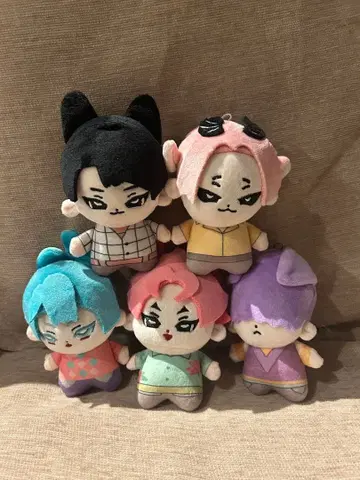 데몬 헌터즈 사자 보이즈 봉제 인형 5체 세트