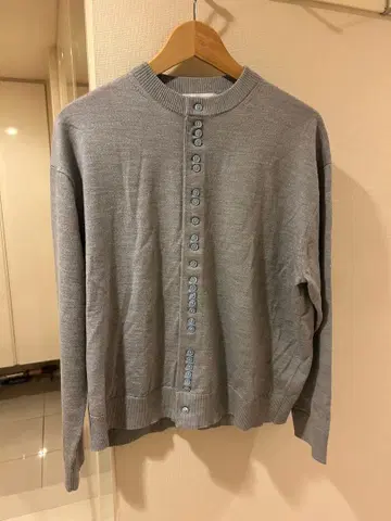 TTT MSW 그레이 버튼 가디건 M