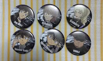 코난 캐릭터 캔뱃지 세트 6종