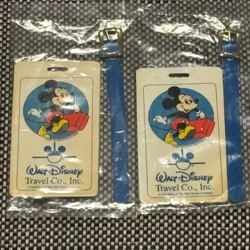 Walt Disney Travel 미키마우스 여행용 택 2개 세트