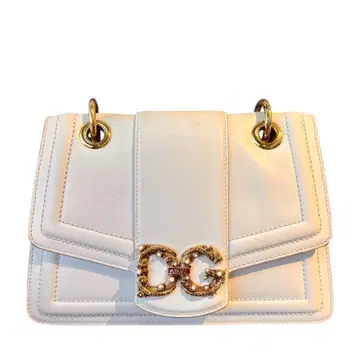 돌체앤가바나 DGAMORE 체인 숄더백 화이트