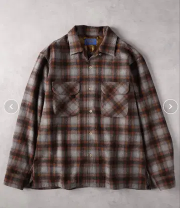 미사용 새상품 BackNumber 보드 셔츠 브라운 FJ 감수 S 사이즈