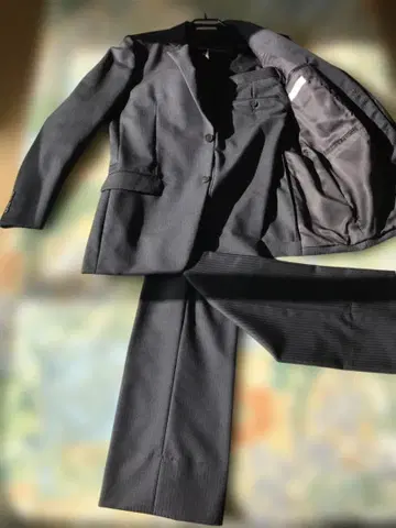 CK 블랙 스트라이프 비즈니스 정장