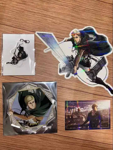 엘빈 attack on memory 아크릴 코스터 참 세트