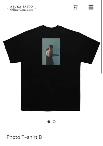 사이토 아스카 PhotoT-shirt B 사진 T셔츠 B
