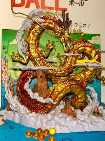 드래곤볼 신룡 피규어 황금