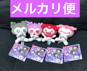 귀여운 산리오 마스코트 쿠로미 표정 컬러풀 전 4종