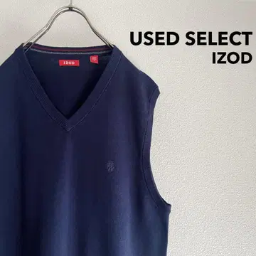 구제 의류 'IZOD' Cotton Knit Vest / 네이비