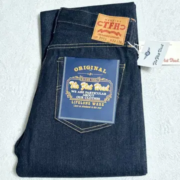 데드스탁 3005 플랫 헤드 W32 적청 새 상품 택 포함 데님