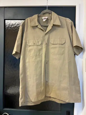 Dickies 디키즈 반팔 셔츠 X-LARGE 베이지