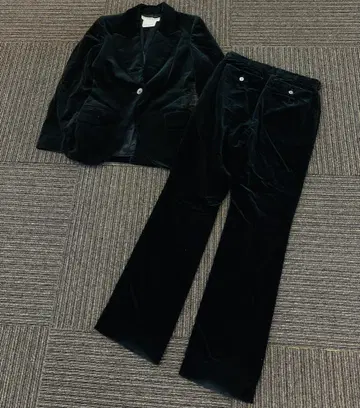 KATHARINE HAMNETT LONDON 벨벳 테일러드 수트