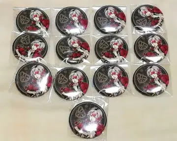 악마 집사와 검은 고양이 아쿠네코 아몬 캔뱃지 산리오