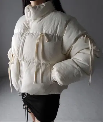 me+me select 리본 다운 아이보리