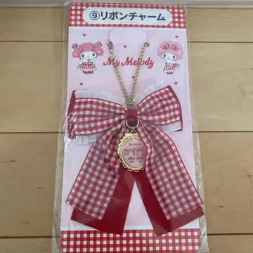미개봉 새상품 My Melody 리본 참과 봉제 인형 세트