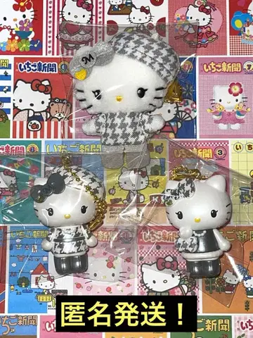 헬로키티 시크릿 마스코트 참 헤어 클립 미미