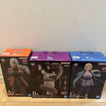 제일복권 나루토 전설의 3닌자 피규어 세트 지라이야 오로치마루 츠나데