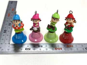 컬러풀 페코짱 벨형 피규어 4개 세트