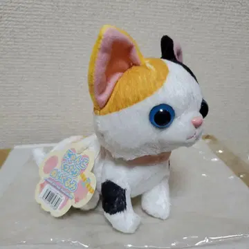 미사용 새상품 냥코 흐물흐물 봉제 인형 삼색 고양이 아기 고양이