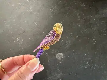 귀여운 새 브로치