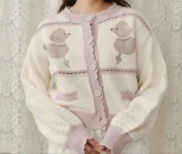 merry jenny 푸들 니트 가디건