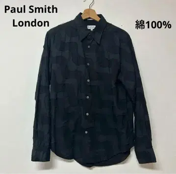 폴 스미스 런던 블랙 긴팔 셔츠 L [ 익명 배송 ]