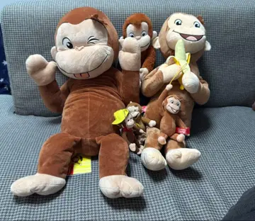 호기심 많은 조지 봉제 인형 6개 세트