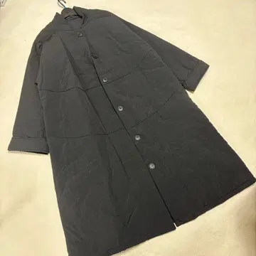 무지야  나일론 코트 블랙