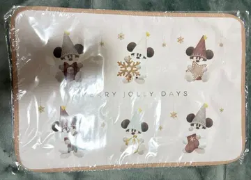 도쿄 디즈니 리조트 크리스마스 수베니어 런치 매트 리루린린