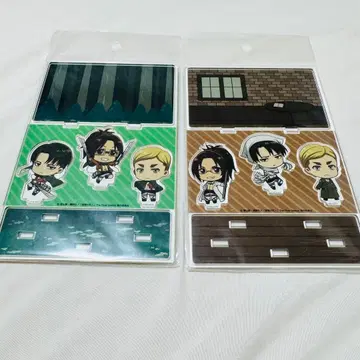 진격의 거인 아크릴 디오라마 미니 캐릭터 간부