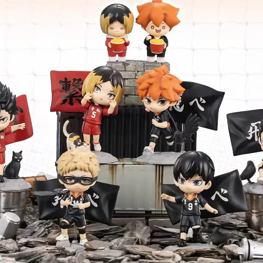POPMART×GONG ハイキュー!! フィギュア 6体セット It's an adorable