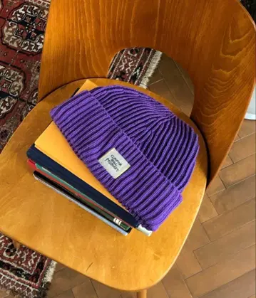 common gull products 니트 모자 퍼플