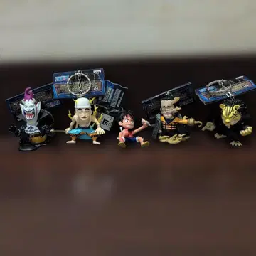 원피스 데포르메 피규어 키링 ~능력자 강적편~ 총 5종.