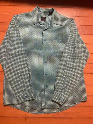 SOWEAR 체크 긴팔 셔츠 시어서커