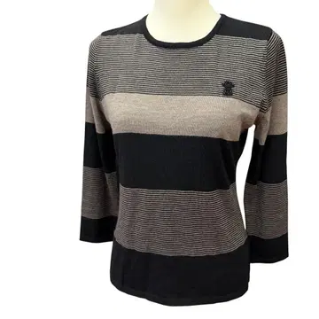 피코네 거의 미사용 얇은 소재 울 100% 니트