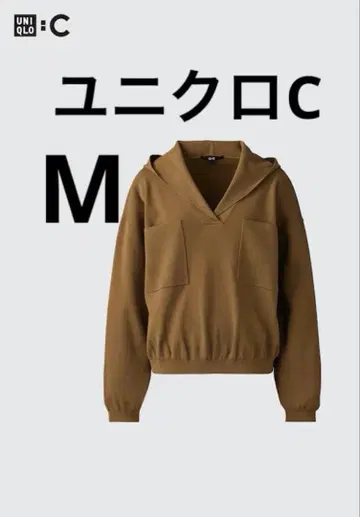 유니클로 릴랙스 후디드 스웨터 사이즈 M 니트 후드티